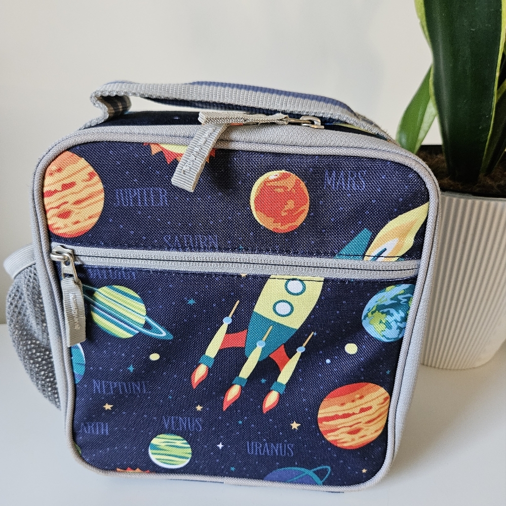 Pottery Barn Kids Navy Solar System Classic Lunchbox